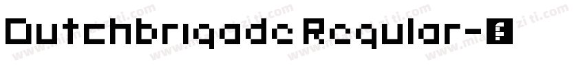 Dutchbrigade Regular字体转换